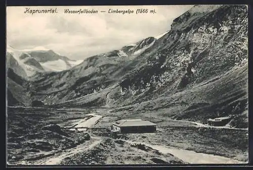 AK Limbergalpe, Restauration Limbergalpe im Kaprunertal, Wasserfallboden