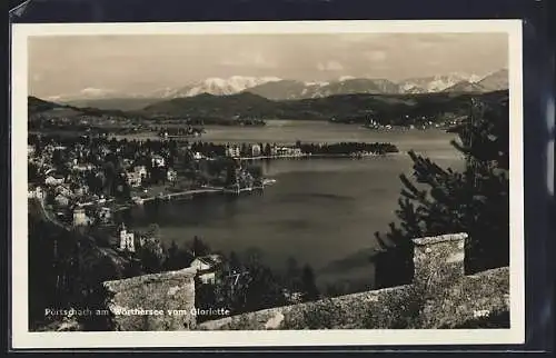 AK Pörtschach am Wörthersee, Ansicht vom Gloriette