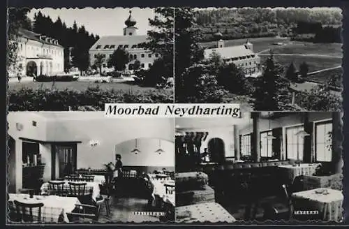 AK Neydharting, Moorbad, Speisesaal und Taverne