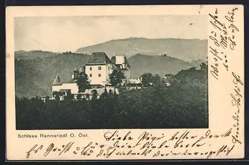 AK Rannariedl /O. Öst., Blick aufs Schloss Rannariedl