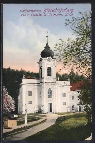 AK Gutenstein, Wallfahrtskirche Mariahilferberg