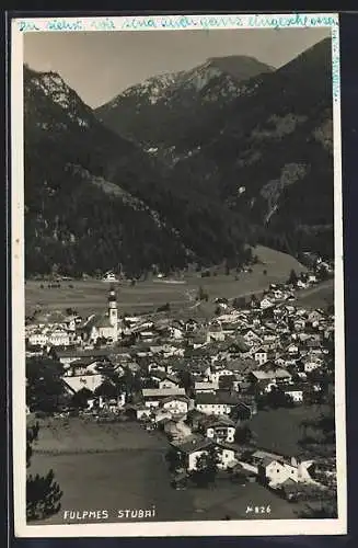 AK Fulpmes /Stubai, Ansicht aus der Vogelschau