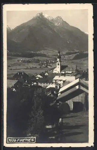 AK Fulpmes, Teilansicht mit der Kirche