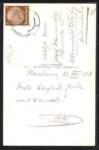 AK Steinhaus am Semmering, Ortsansicht aus der Vogelschau