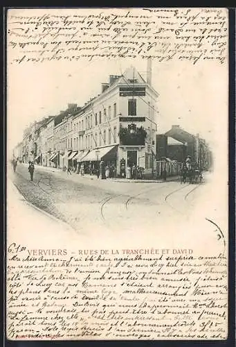 AK Verviers, Rues de la Tranchée et David