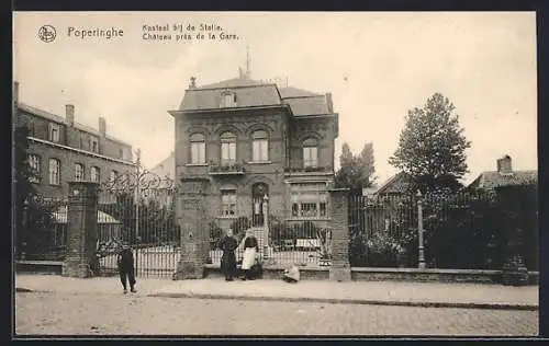 AK Poperinghe, Chateau pres de la Gare