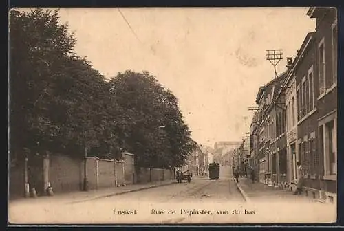 AK Ensival, Rue de Pepinster, vue du bas