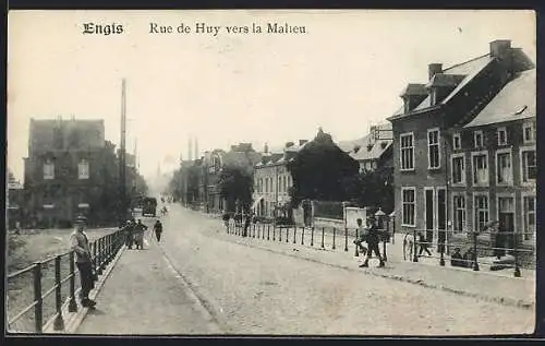 AK Engis, Rue de Huy vers la Malieu