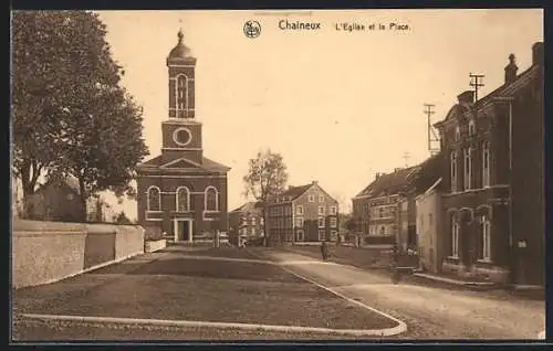 AK Chaineux, L`Eglise et la Place