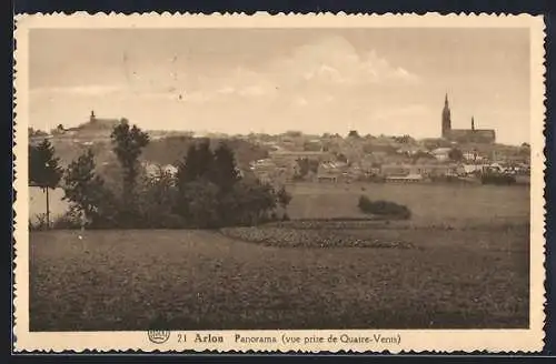 AK Arlon, Panorama, Vue prise de Quatre-Vents