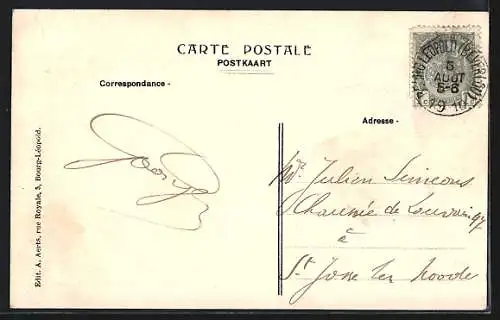 AK Camp de Beverloo, Exercice de cavalerie