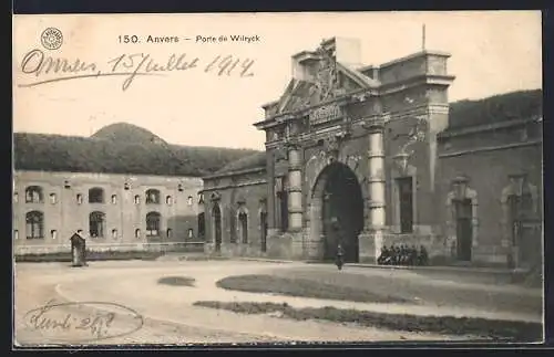 AK Anvers, Porte de Wilryck