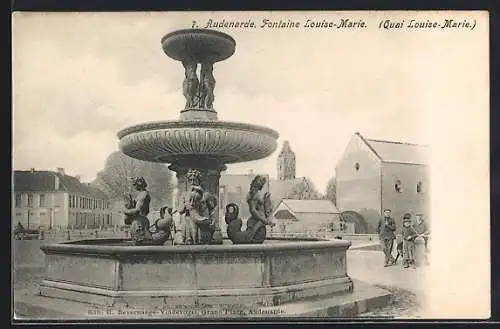 AK Audenarde, Fontaine Louise-Marie, Quai Louise Marie