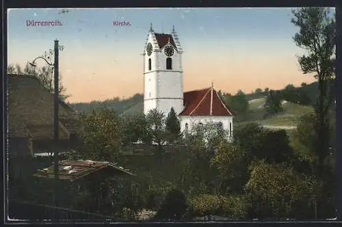 AK Dürrenroth, Blick auf die Kirche