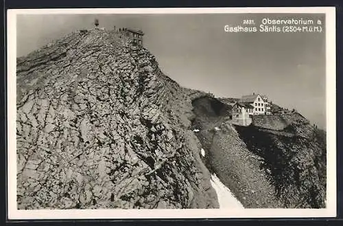 AK Säntis, Gasthaus mit Observatorium