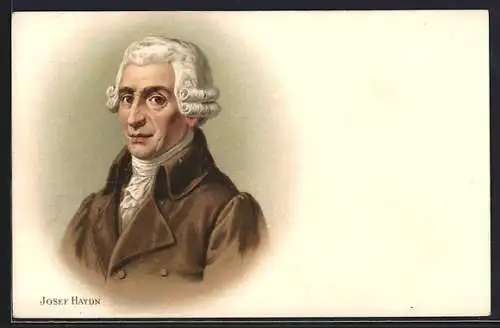 AK Portrait des Musikers Josef Haydn