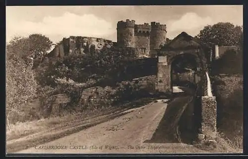 AK Carisbrooke Castle, the outer Elizabethian Gateway