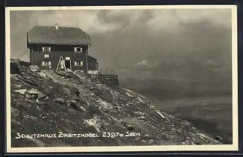 AK Schutzhaus Zirbitzkogel, Blick in das Tal