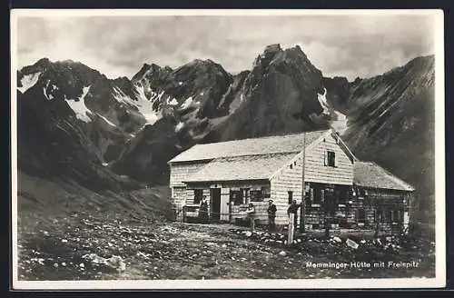 AK Memminger Hütte mit Freispitz