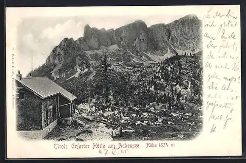 AK Erfurter Hütte, Berghütte am Achensee