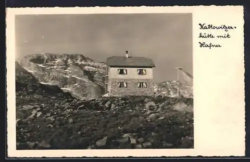 AK Kattowitzerhütte, Blick gegen den Hafner