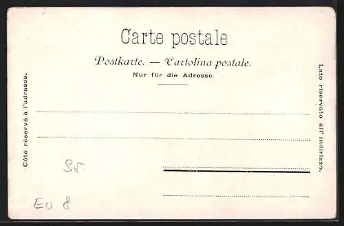 AK Cabane Supérieure du Théodule, Chocolat Kohler, Reklame