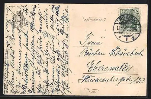 AK Prinz Heinrich-Baude, Berghütte mit Schneekoppe im Riesengebirge