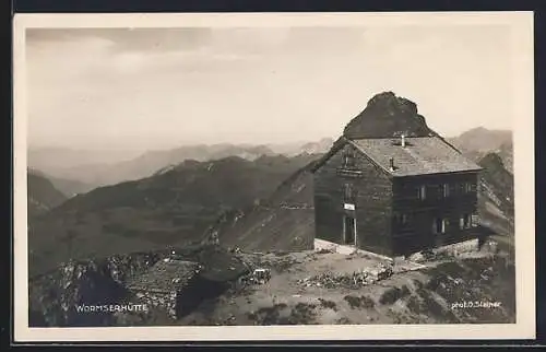 AK Wormserhütte, Berghütte mit Panorama