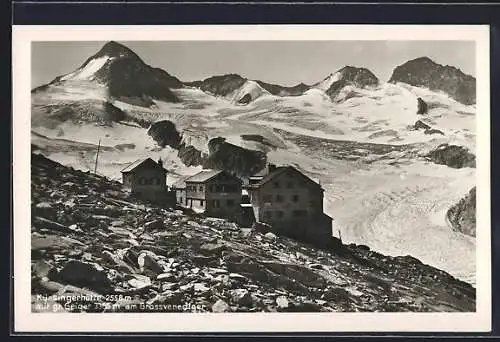 AK Kürsingerhütte, Berghütte mit gr. Geiger am Grossvenediger