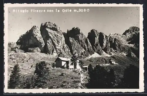 AK Rifugio Firenze in Cisles con le Odle, Dolomiti Occidentali