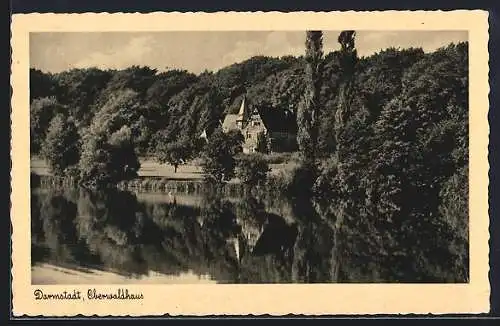 AK Darmstadt, Blick zum Oberwaldhaus