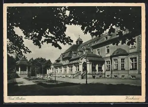 AK Bad Steben, Garten am Kurhaus