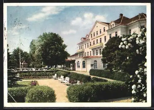 AK Lausick i. Sa., Garten am Kurhotel