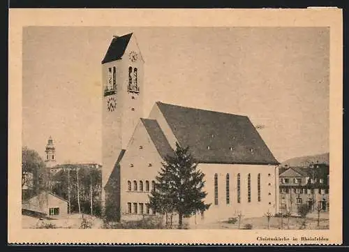 AK Rheinfelden, Blick auf die Christuskirche
