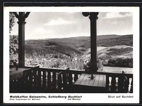 AK Buchfart /Weimar, Waldkaffe Balsamine beim Schlossberg