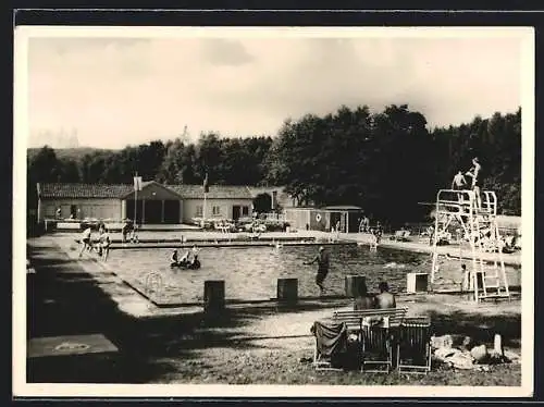 AK Schönau / Thür. Wald, Waldschwimmbad