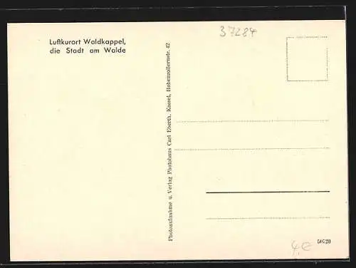 AK Waldkappel, Ansicht vom Feld aus