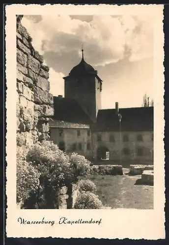 AK Kapellendorf, Wasserburg im Sonnenschein