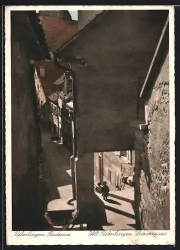 AK Ueberlingen /Bodensee, Luziengasse in Alt-Ueberlingen