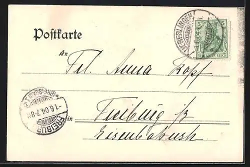 AK Überlingen / Bodensee, Uferpartie mit Gasthaus und Dampfer