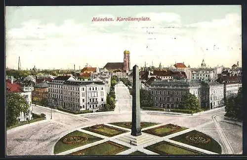AK München, Karolinenplatz