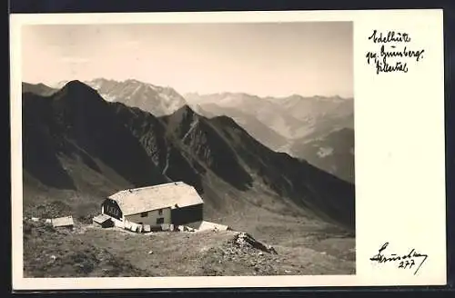 Foto-AK Hans Hruschka Nr. 277: Edelhütte im Zillertal