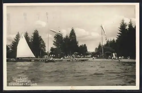 AK Seeshaupt, Lido, Strandbad-Kurpark