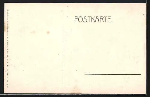 AK Assmannshausen, Ortsansicht vom Rhein, Boot