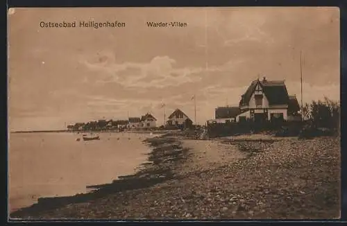 AK Heiligenhafen, Warder-Villen im Ostseebad