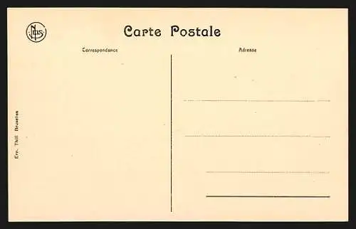 AK Anvers, Place de la Victoire et Athénée Royal, Strassenbahn