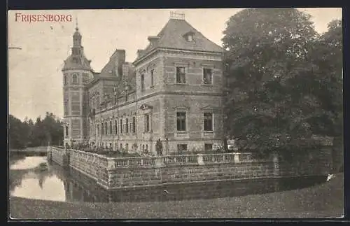 AK Frijsenborg, Blick zum Schloss