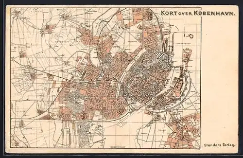 AK Kobenhavn, Kort over Kobenhavn