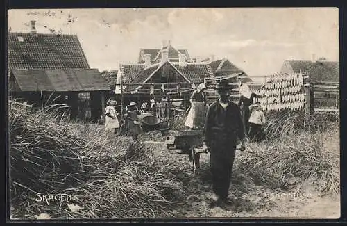 AK Skagen, Fischer bei der Arbeit