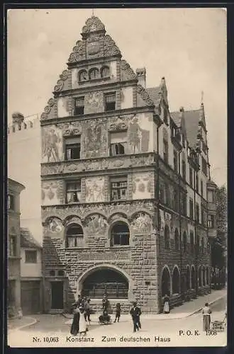 AK Konstanz, Hotel Zum deutschen Haus